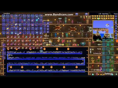 Terraria 1.2.4 let's play epiosde 57 (Pirate Map Farm)