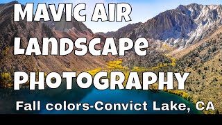 preview picture of video 'Fall Colors at Convict Lake from my Mavic Air'