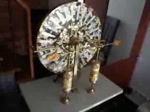 Electrostatic generator with Genuine Baltic Amber discs