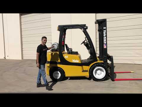 YALE GLP060VX 6,000lb LP (Propane) #514F - Forklift for Sale