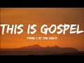 Panic ! At The Disco-This Is Gospel (Lyrics Video)