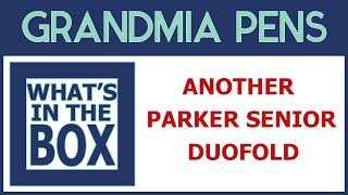 RED PARKER SENIOR NEW DUOFOLD FOUNTAIN PEN