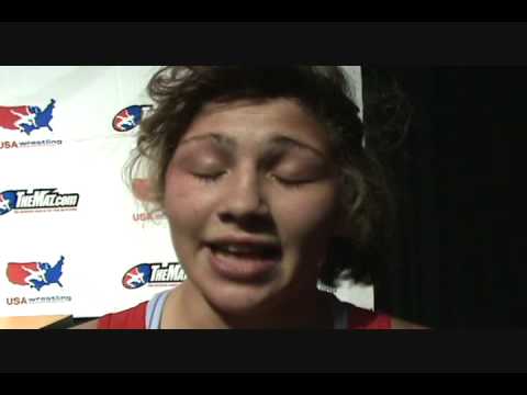 2009 Women's Junior Nationals 132 pound champion Jenna Burkert of New York