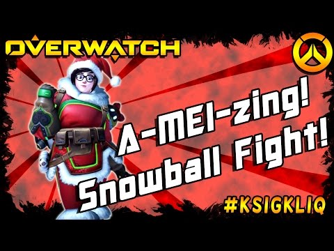 Overwatch Winter Wonderland A-Mei-zing Snowball Fight