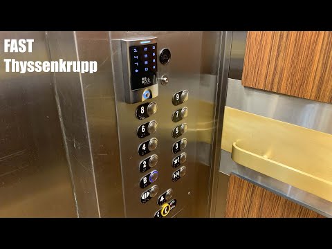 FAST Kimball/Thyssenkrupp Traction Freight Elevator @ The Clift Building - Salt Lake City, UT