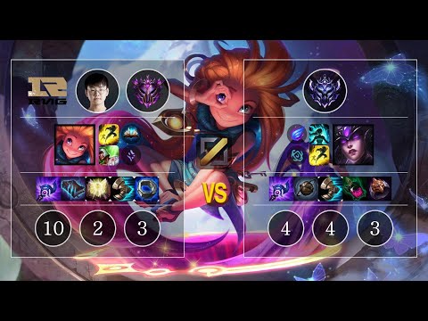 RNG yuekai Zoe vs Syndra Mid - KR Patch 10.12