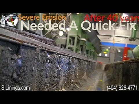 image-What do you line a drainage ditch with?