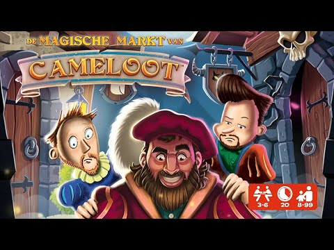 De Magische Markt van Cameloot speluitleg (Door Bord voor je Kop) - 999 Games
