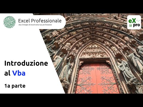 Introduzione al Vba - 1a parte