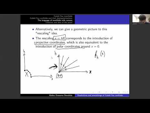 Abdou Oussama Benabida (Part 2): Resolutions and smoothings of Calabi-Yau conifolds.