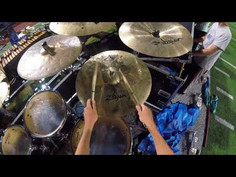 Blue Devils 2017 - METAMORPH - Drum Set Head Cam - Zachary Hudson
