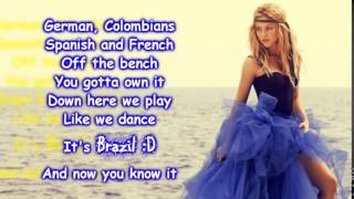 Shakira   La La La Brasil 2014 Lyrics Video FIFA World Cup Song 2
