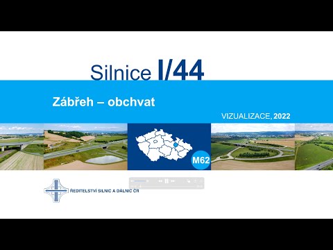 ŘSD ČR - Silnice I/44, Zábřeh - obchvat (vizualizace, 2022)
