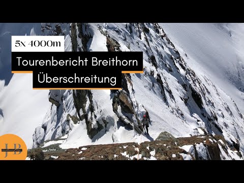 Breithorn Überschreitung - 5x4000m im Wallis