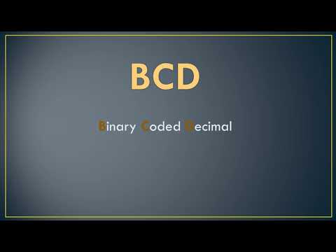BCD(Binary Coded Decimal) - Number System