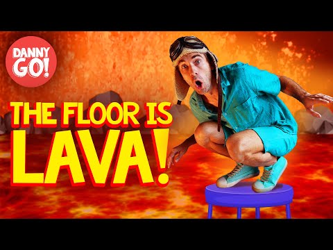 "The Floor is Lava Dance!" ???? /// Danny Go! Kids Brain Break Activity Songs