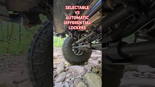 Jeep Lockers: Selectable vs Automatic. What do you choose?