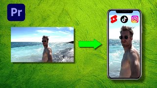 How To Resize Video For YouTube Shorts & TikTok In Premiere (Convert Horizontal to Vertical Video)