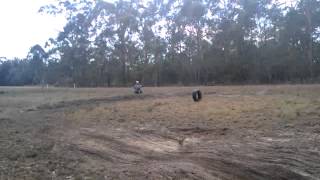 preview picture of video 'Coby 3 and jado 5 MOTO KIDS on there mini mx track'