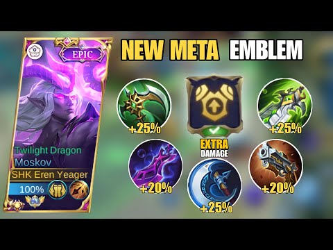 NEW META!! MOSKOV FULL EXTRA DAMAGE BUILD (DAMAGE HACK) | MOSKOV BEST BUILD 2023 | MOBILE LEGENDS
