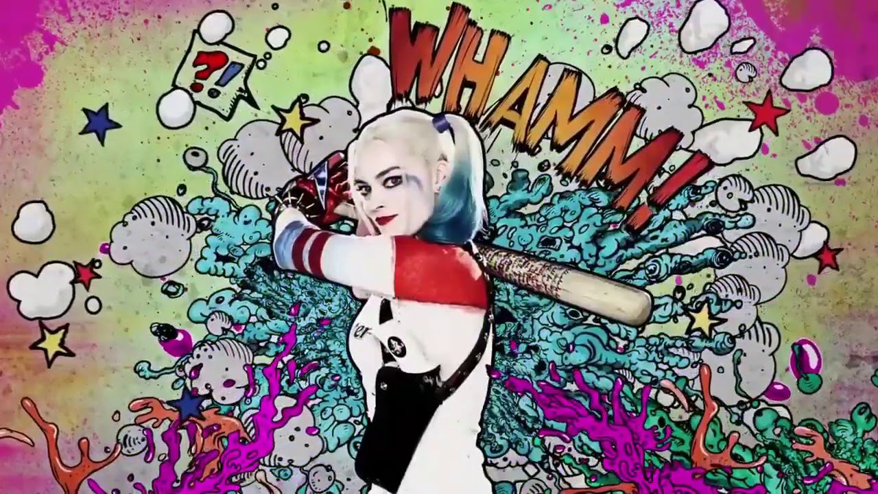 Tarjeta invitación Harley quinn