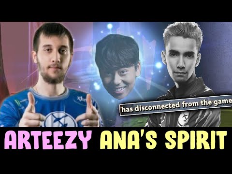 Arteezy on Ana's Spirit makes Sumail to RAGE QUIT