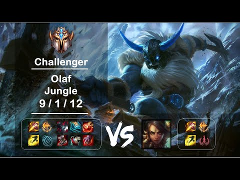 KR Challenger Jungle Olaf vs Nidalee Ep.1963