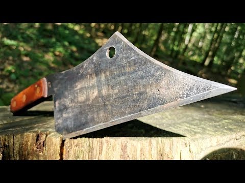 BADASS American Meat Cleaver in Action (Test/Review)