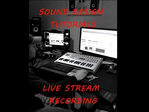 Stream recording 8-2-15 Serum pad design and music making