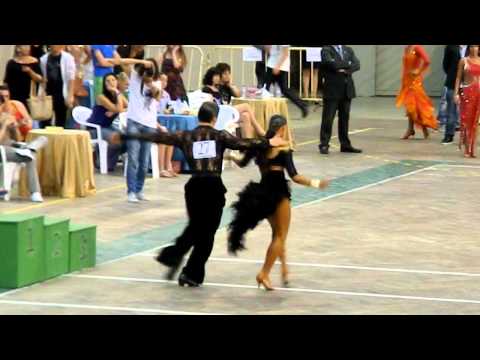 WDSF Porto - International Open Latin - Final - presentation - Nikita Smirnov & Arina Kiseleva