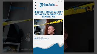 4 Rumah Rusak dan 1 Orang Terluka Bakar akibat Ledakan Tabung Gas 12 Kg di Kebon Jeruk