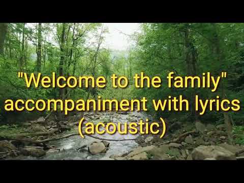WELCOME TO THE FAMILY | MINUS ONE | ACOUSTIC ACCOMPANIMENT WITH LYRICS | SDA SONGS