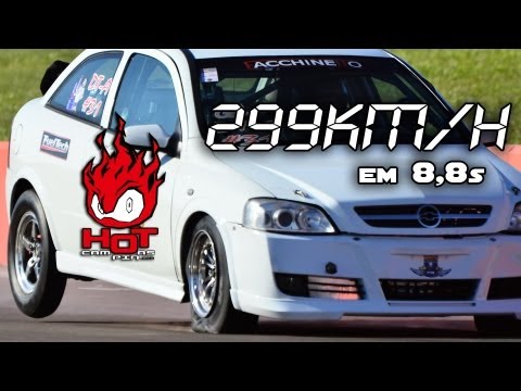 Astra mais veloz da Turbo A  0 a 299km/h  em  8,8s