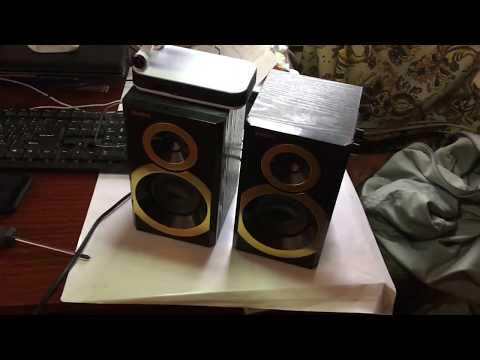 Kompiuterio kolonėlės Speakers SVEN SPS-619 Juodas, RMS 20W, 2x10W, SV-011277 video