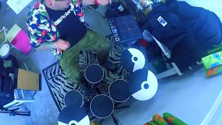 Iyari Guayaba - War again - Balkan beat box -Roland Spd-sx V-drum a