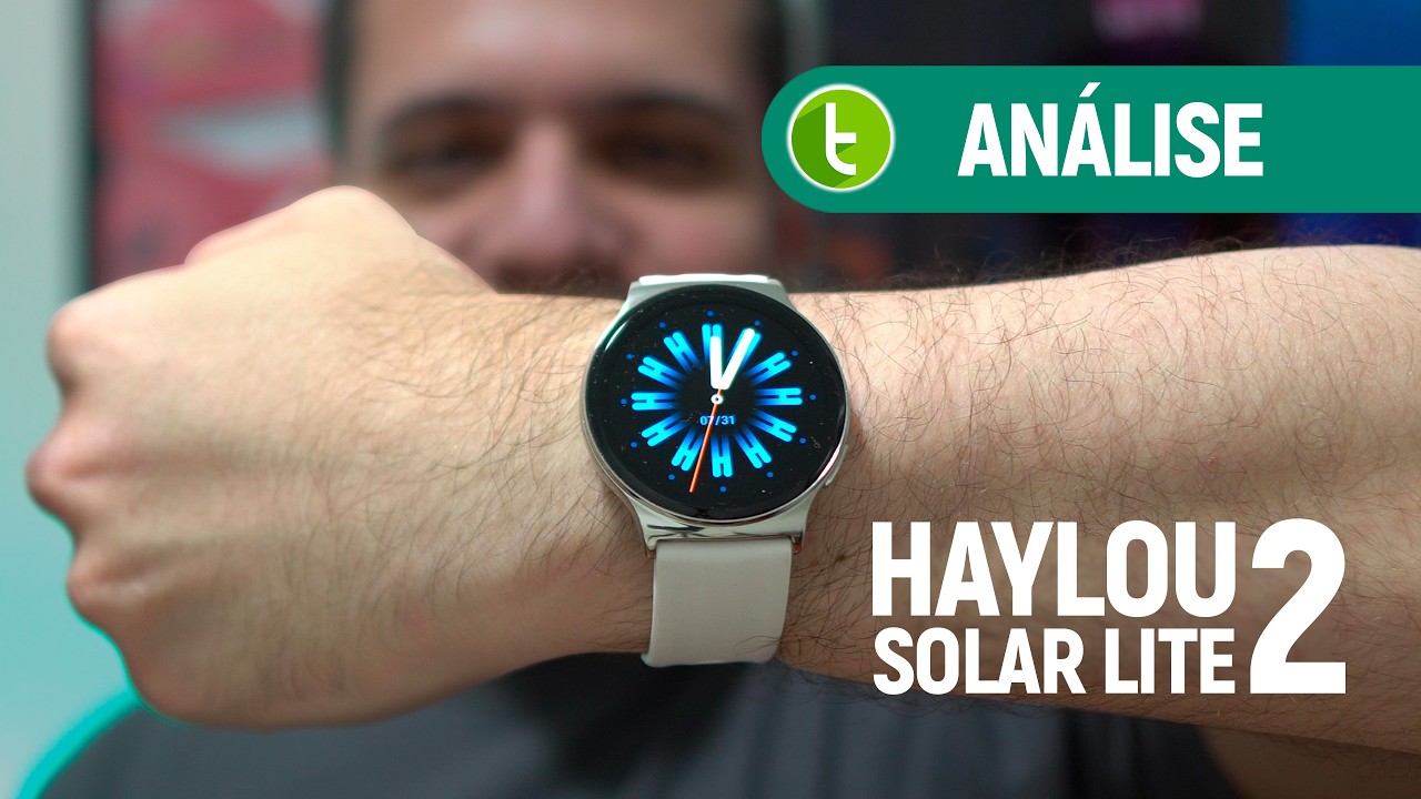 Miniatura da avaliação em vídeo de Smartwatch Haylou 1,43 Polegadas AMOLED Bluetooth