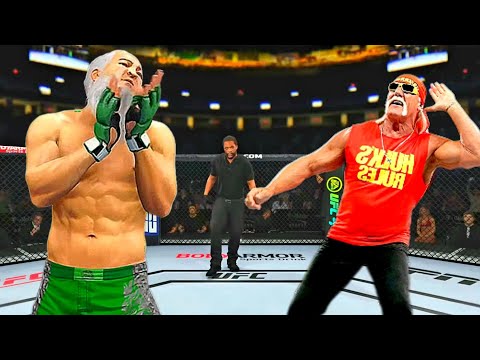 Old Bruce Lee vs. Hulk Hogan - EA Sports UFC 4 Rematch