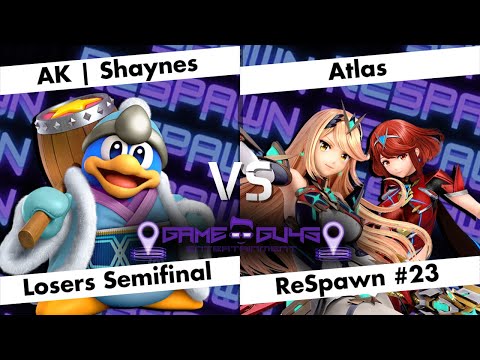 AK | Shaynes (King Dedede) vs Atlas (Pyra/Mythra) - LSF - ReSpawn #23