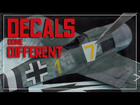 No Need for Gloss | Applying Decals to a Matt surface. 