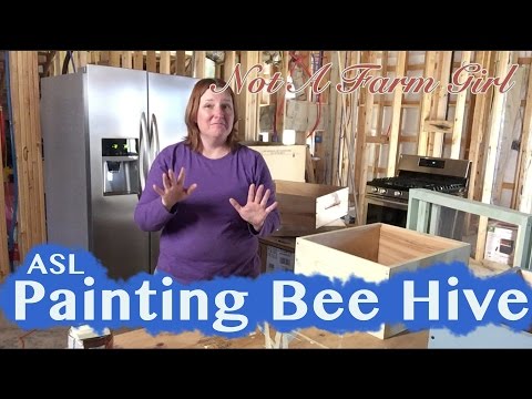Painting the Bee Hives: ASL