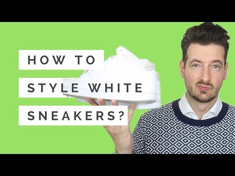Top 5 White Sneakers Outfit with some surprised twists. Ways to Wear White Sneakers Video