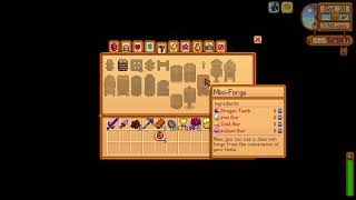 Mini-Forge how to unlock this recipe - Stardew Valley 1.6