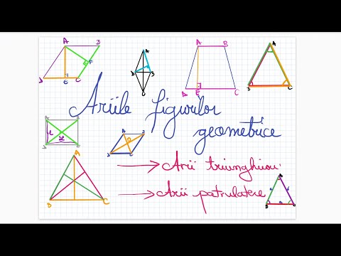Ariile figurilor geometrice