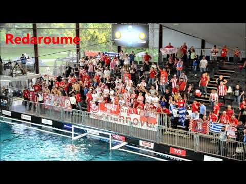 Θύρα 7 στο Αννόβερο στο ματς Ολυμπιακός - Προ Ρεκο 12-11