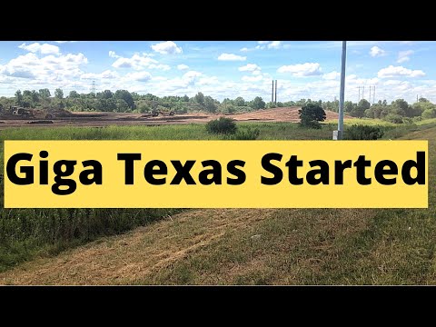 Tesla Clearing Giga Texas Land and Started Construction in Austin