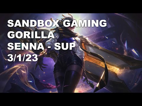 SANDBOX Gaming GorillA Sup Senna vs Tahm Kench - KR Challenger Patch 10.9