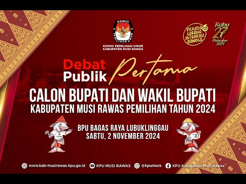 Debat Kandidat Terbuka Pilkada Musi Rawas 2024