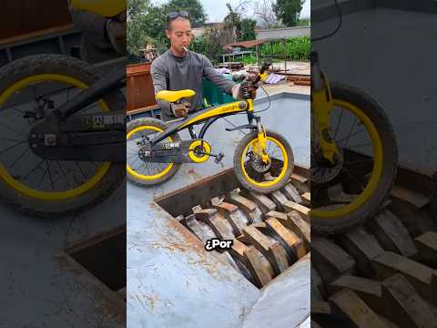 PENSÓ QUE LA BICI IBA A DESAPARECER 😳