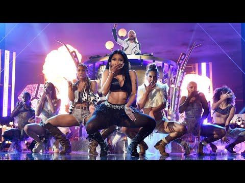 Nicki Minaj & David Guetta - The Night is Still Young / Hey Mama (Live on Billboard Music Awards) HD