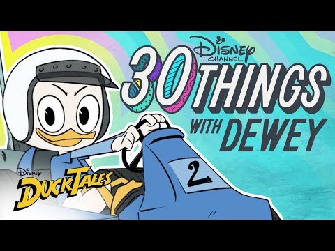 30 Things With Dewey Duck | DuckTales | Disney Channel
